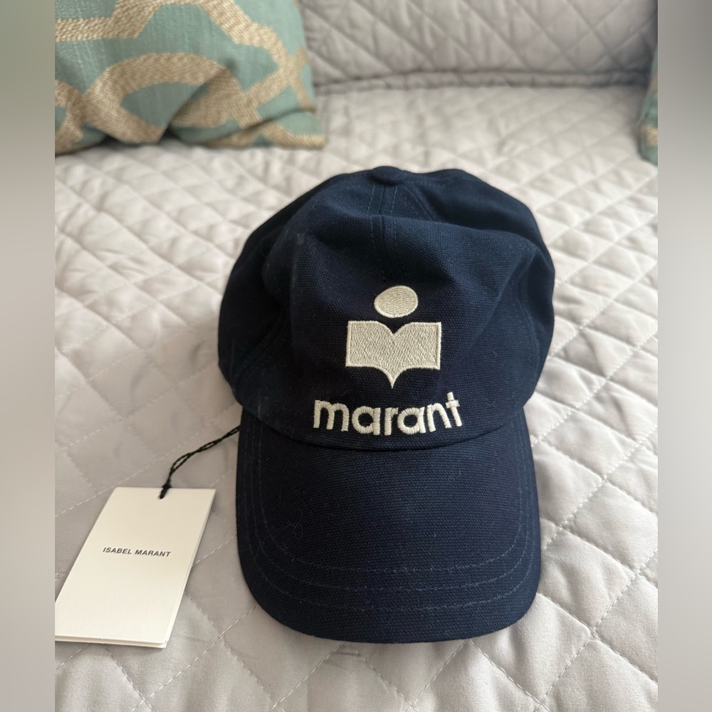 Isabel Marant Dark Blue Casual Cap